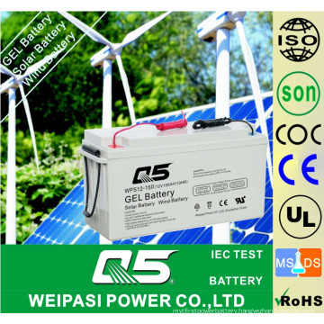 12V150AH Solar Battery GEL Battery Standard Products Rechargeable Gel Solar Power Battery for Solar System, Energy Storage Battery